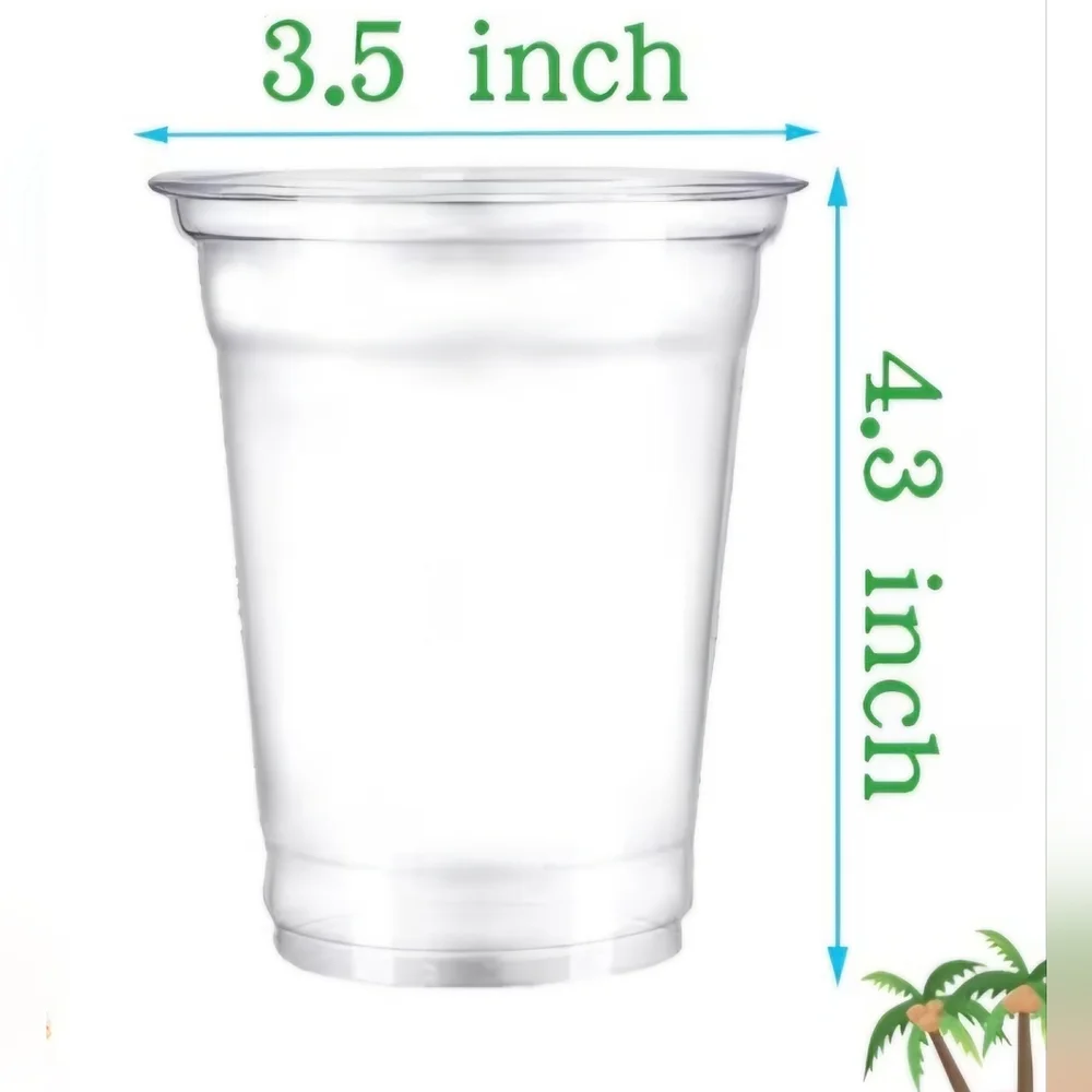 12 Count Straws And Cups Set NEW